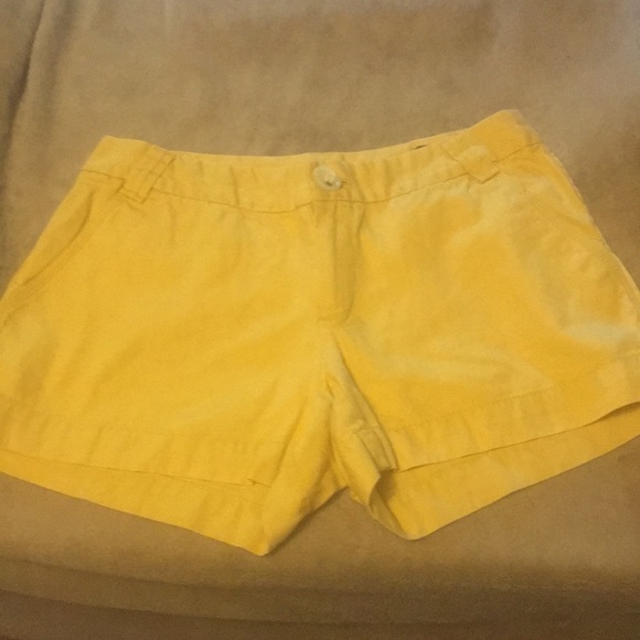 Banana Republic Pants - Banana Republic yellow shorts 0